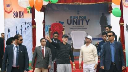 Run for Unity event held at SKICC in Srinagar