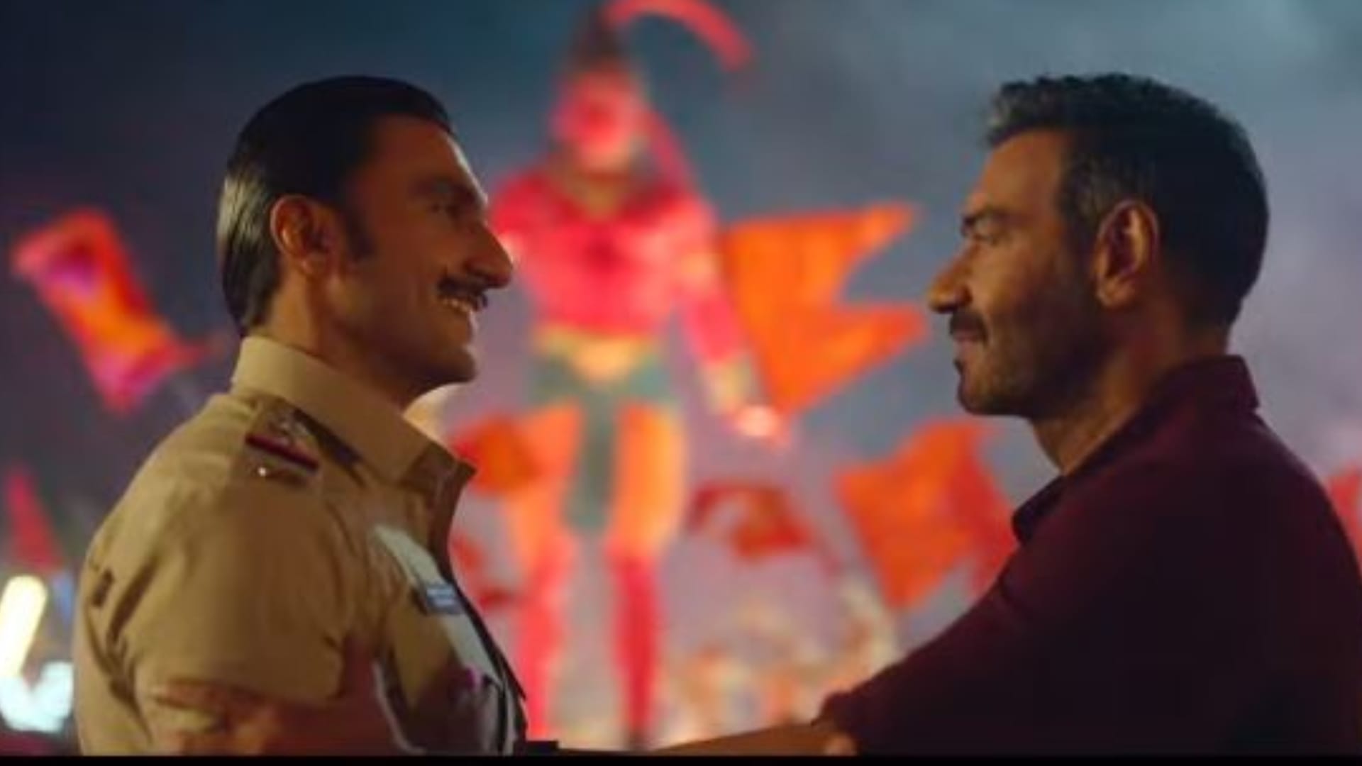 Singham Again X Review ajay devgn arjun kapoor kareena deepika ranveer singh rohit shetty film fans reactions