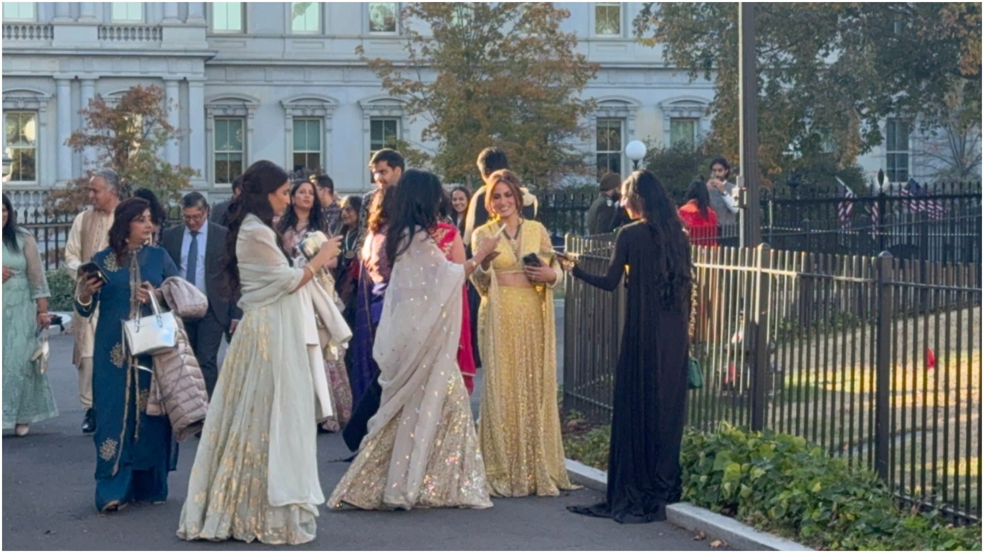 White House illuminated with lamps, Sunita Williams joins the celebration from space, see photos