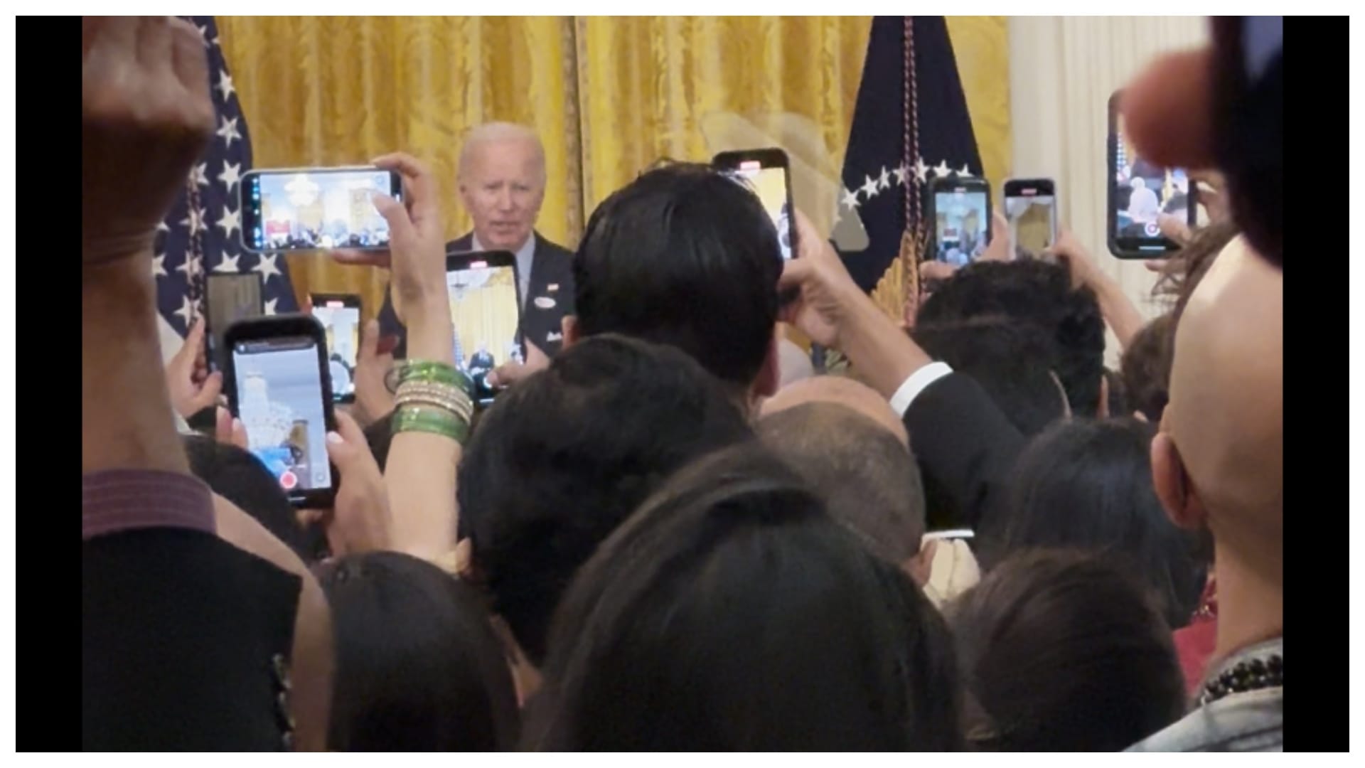 White House illuminated with lamps, Sunita Williams joins the celebration from space, see photos