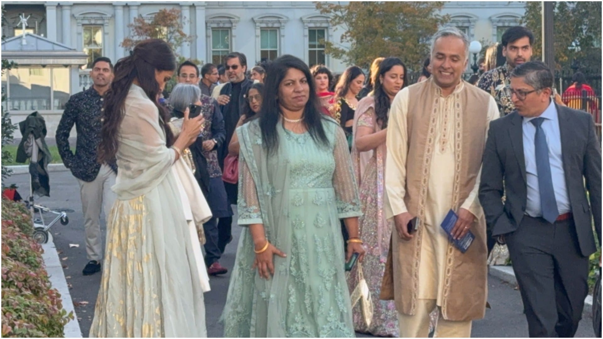 White House illuminated with lamps, Sunita Williams joins the celebration from space, see photos