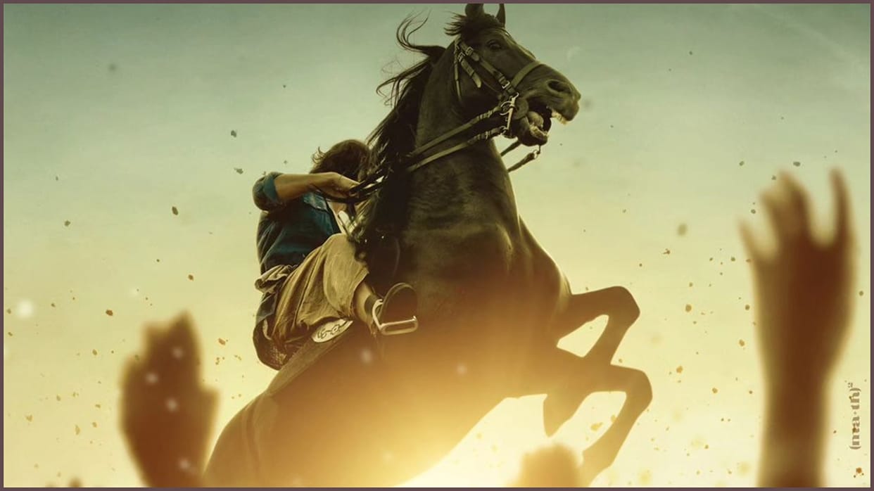 First poster of Aman Devgan and Rasha Thadani debut film Azaad trailer launch will be with film Singham again