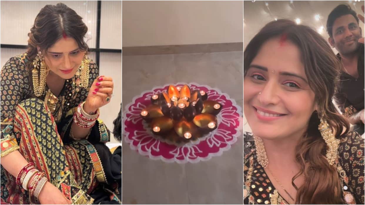 govinda niece Arti singh celebrating first Diwali with Husband Dipak Chauhan after marriage this year