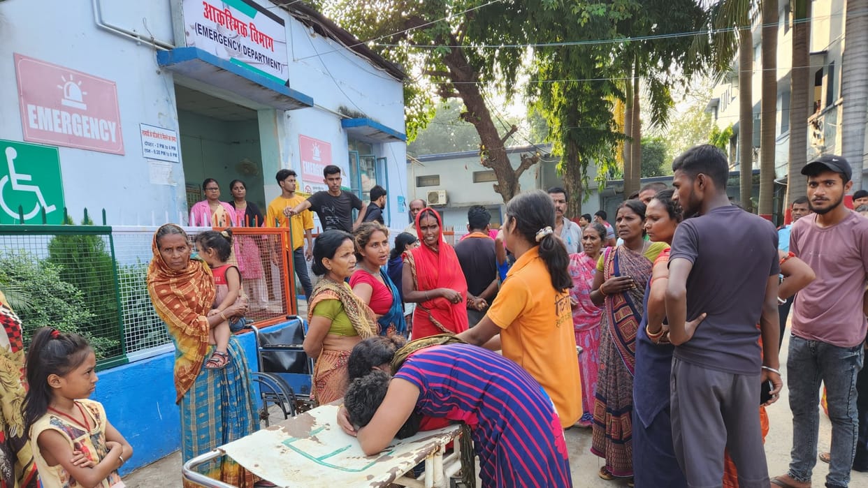 Bihar Sharif: Two children died after drowning in a pond, family members in turmoil