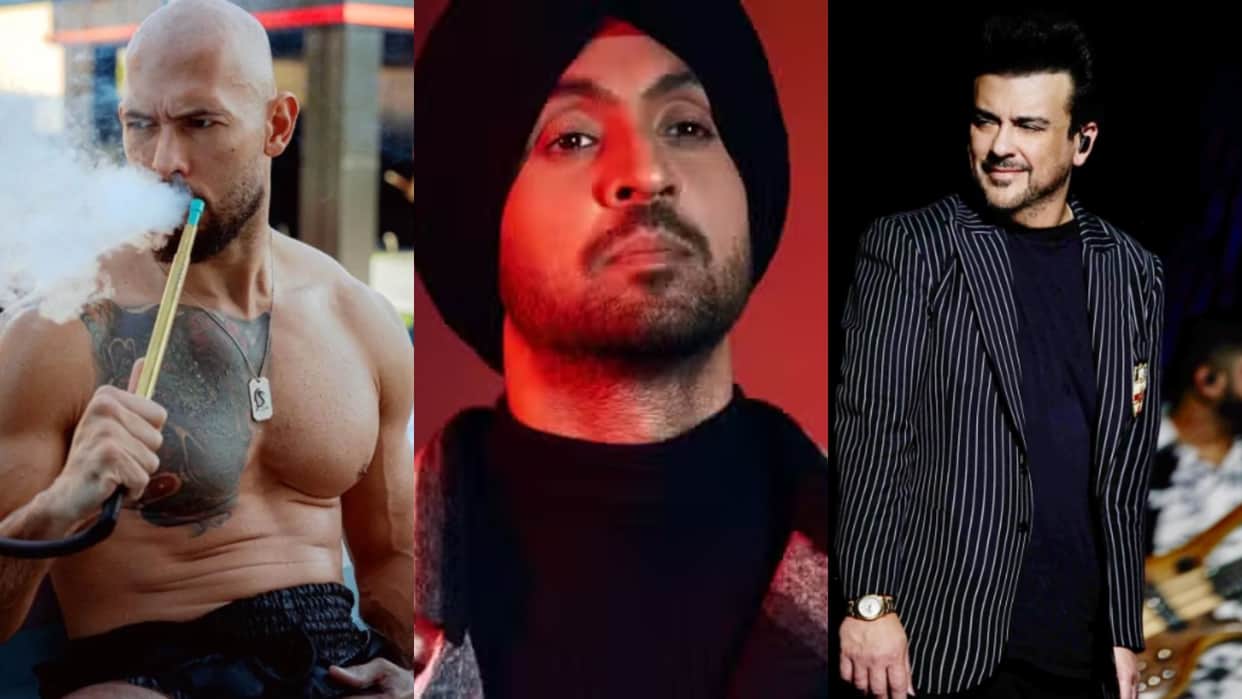 Andrew Tate recently targeted Diljit Dosanjh by a racist comment now Adnan Sami gave a befitting reply