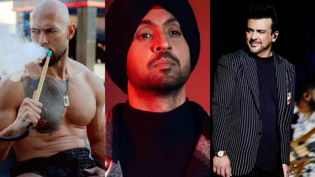 Andrew Tate recently targeted Diljit Dosanjh by a racist comment now Adnan Sami gave a befitting reply