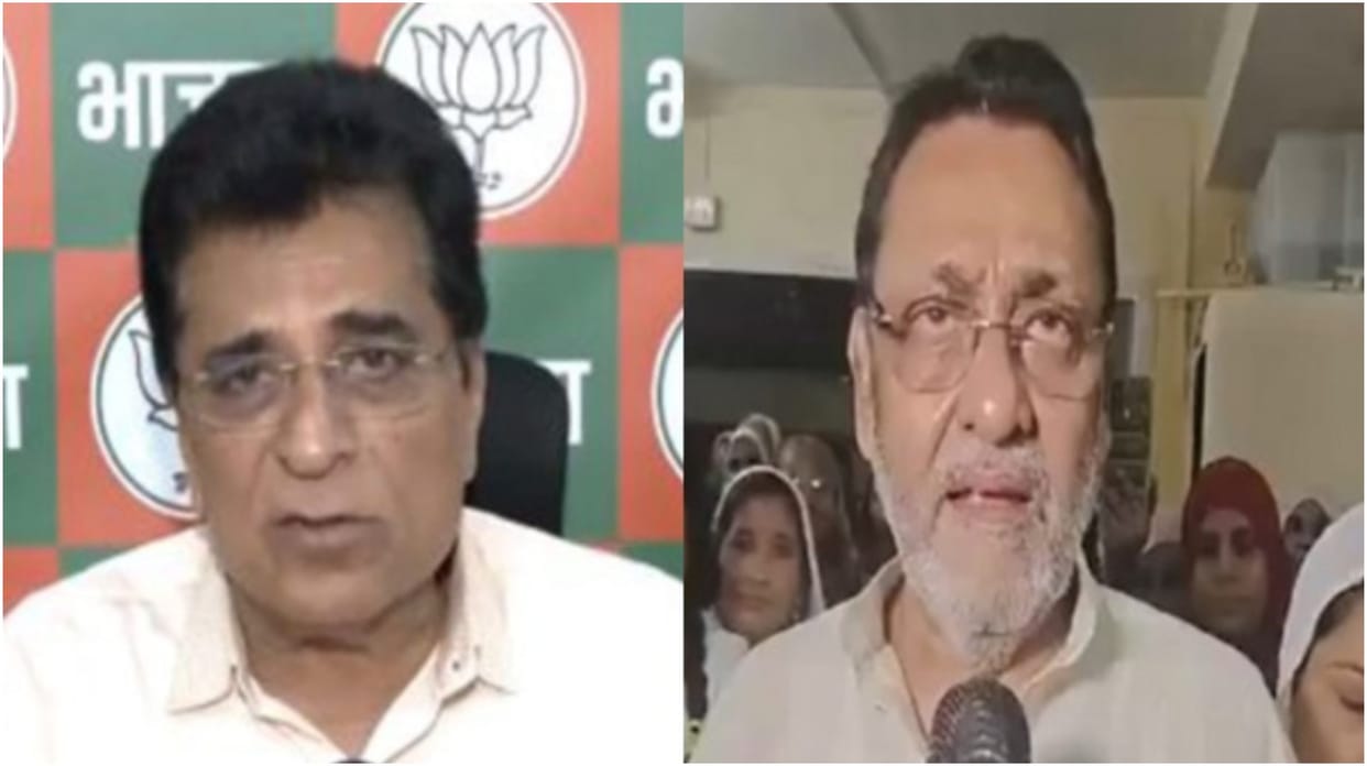 BJP Leader Kirit Somaiya blistering attack on NCP, said Nawab Malik a terrorist