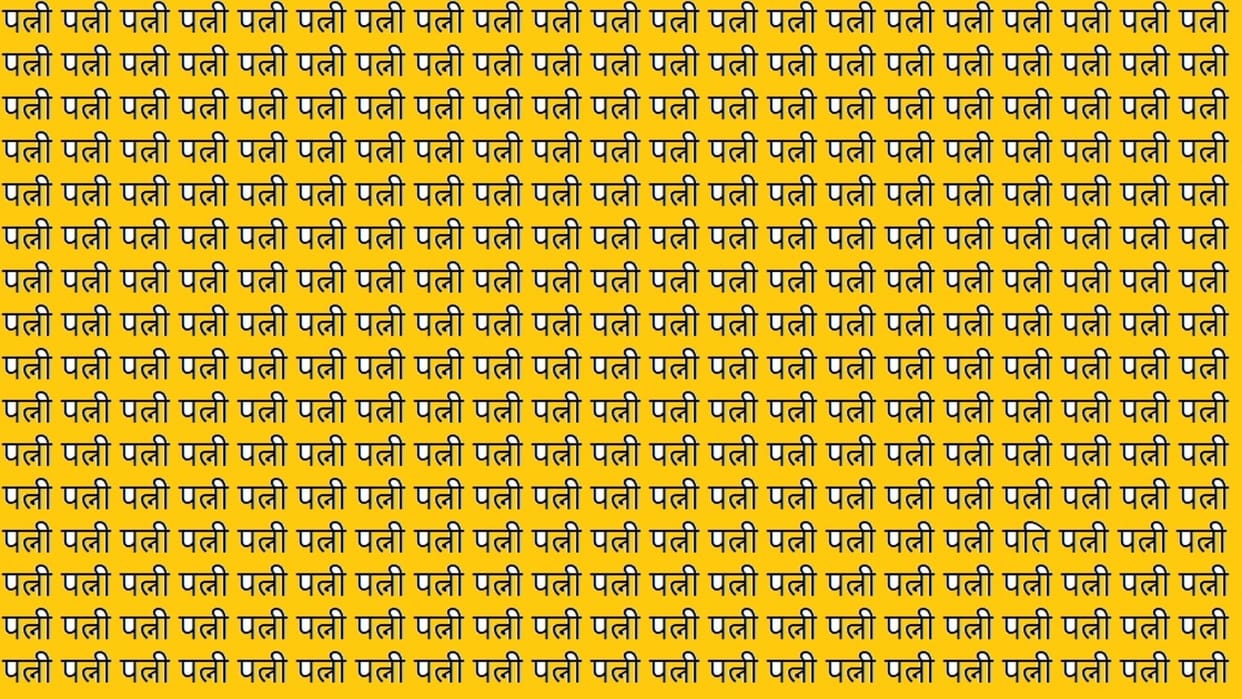 Viral Optical Illusion Photo: Find Out Hidden Pati from Picture in 11 Seconds Illusion to Test Your Brain IQ