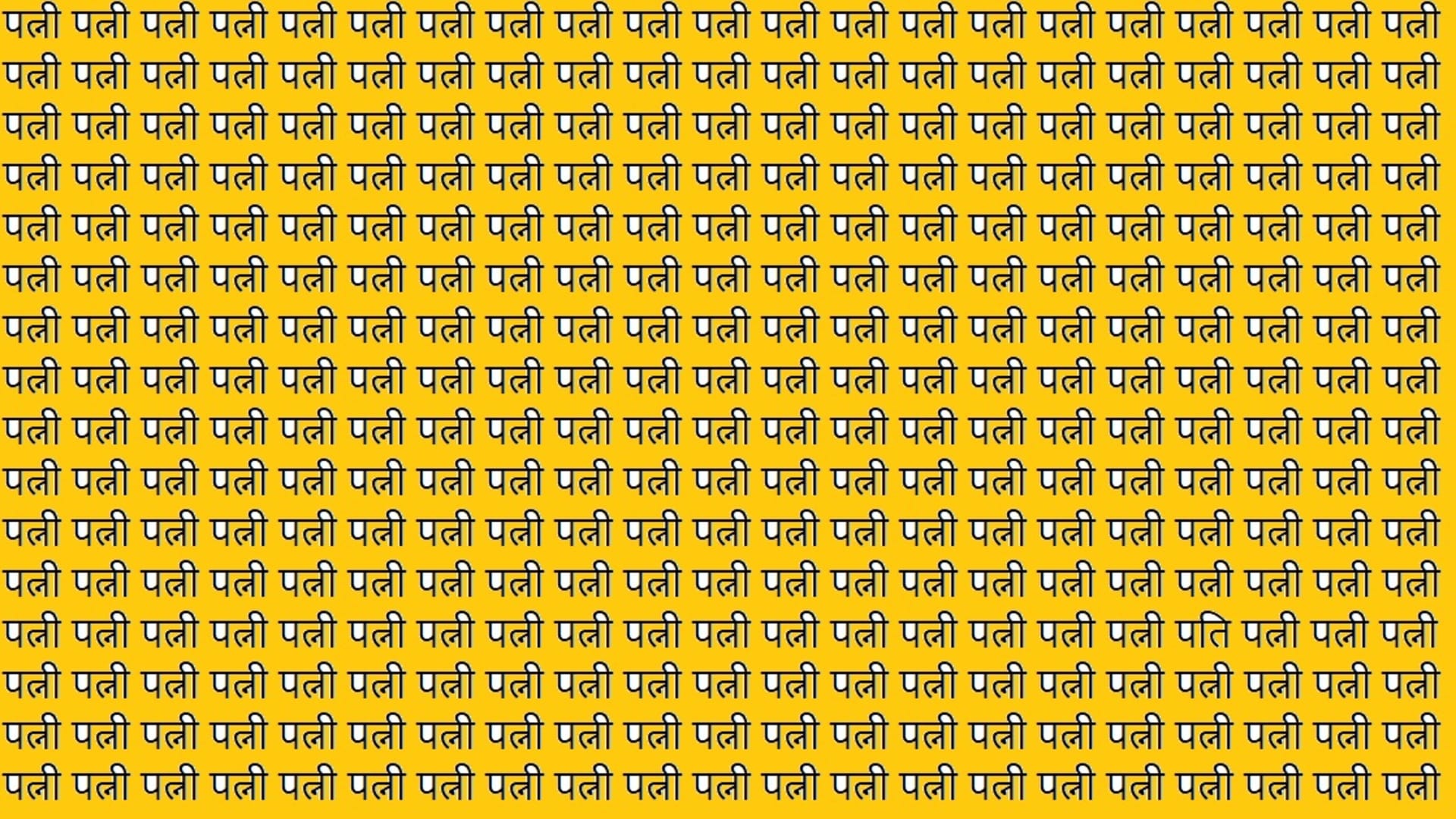 Viral Optical Illusion Photo: Find Out Hidden Pati from Picture in 11 Seconds Illusion to Test Your Brain IQ