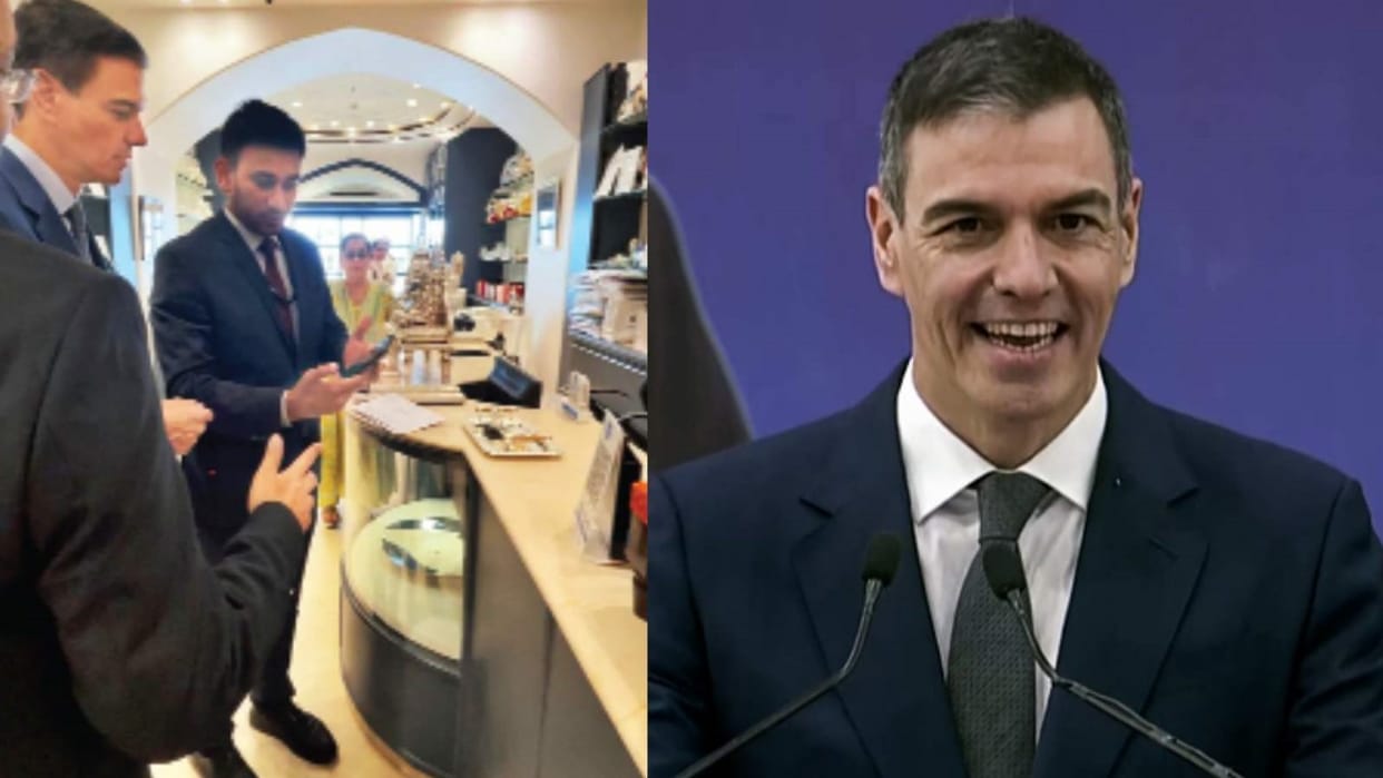 India-Spain relations PM Sanchez Ganesha idol payment through UPI eager for EU-India FTA talks