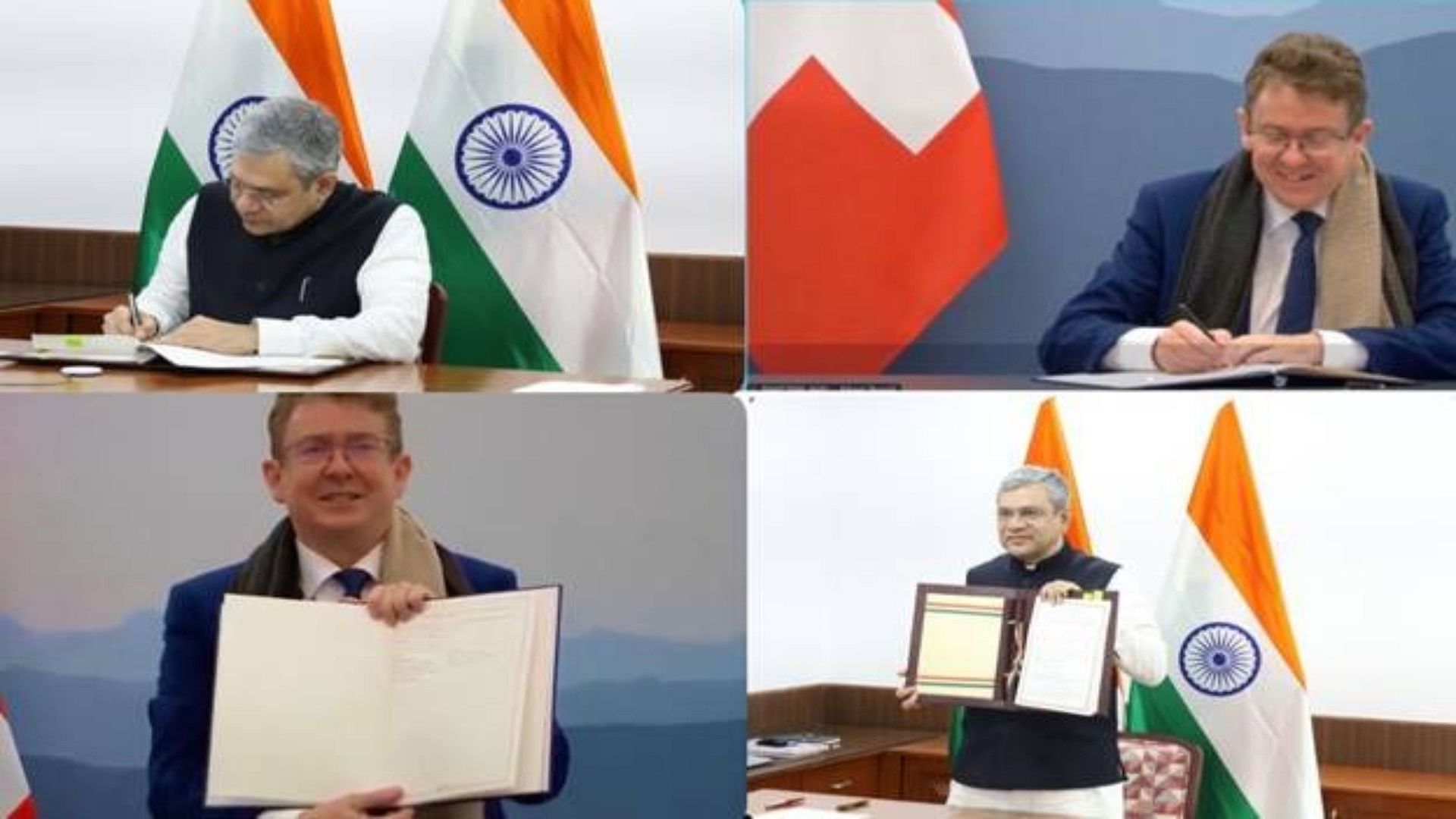 Railways Renews Mou With Switzerland To Enhance Technical Cooperation - Amar Ujala Hindi News Live - India-switzerland:भारतीय रेलवे का आधुनिकीकरण पर अहम फैसला, Detec के साथ समझौते का नवीकरण ...