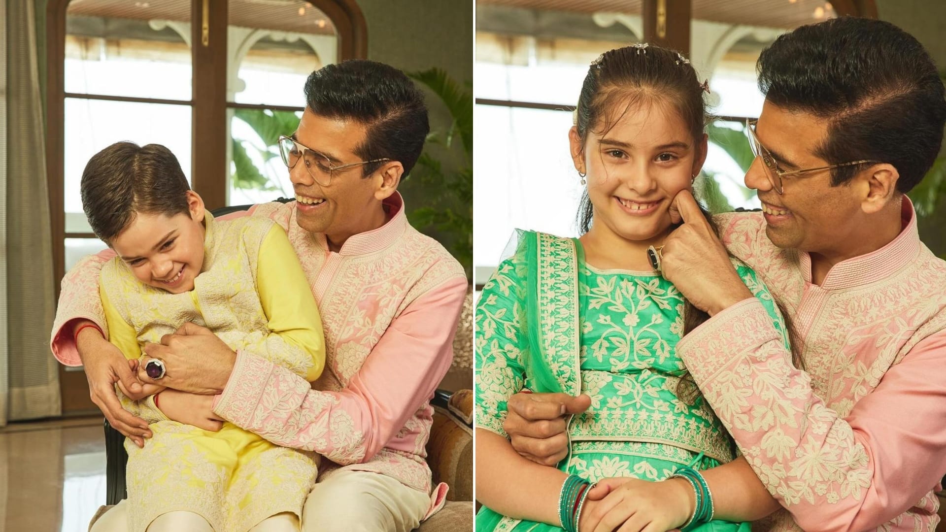 Diwali 2024 celebrated by Karan Johar in unic ways Drops Photos With Mother Kids Yash Roohi goes viral