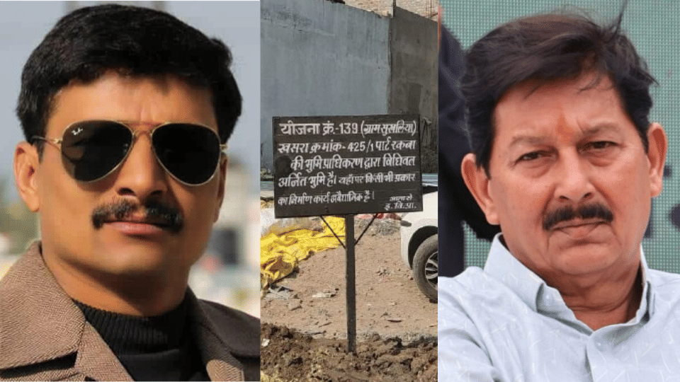 indore news congress parshad raju bhadoriya fir crime case