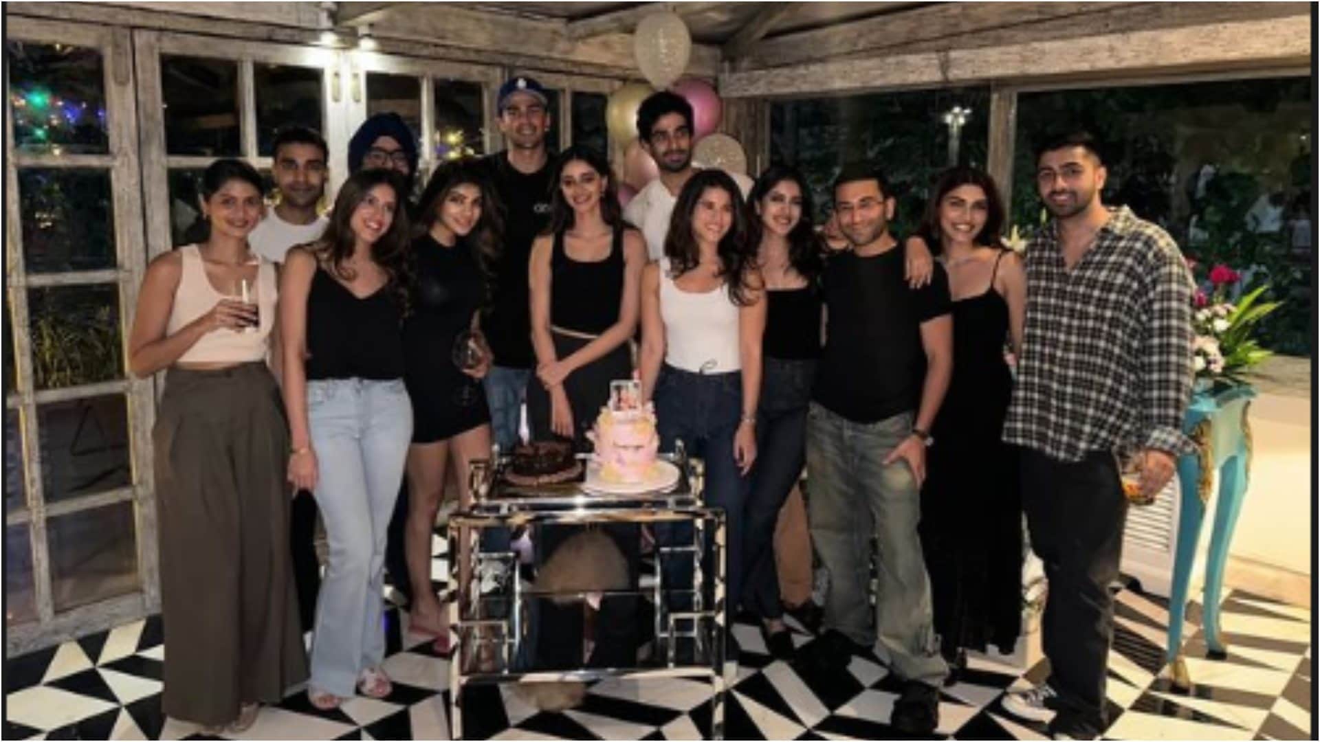 Ananya Panday shares her birthday celebration photos with family and friends says thank you for all