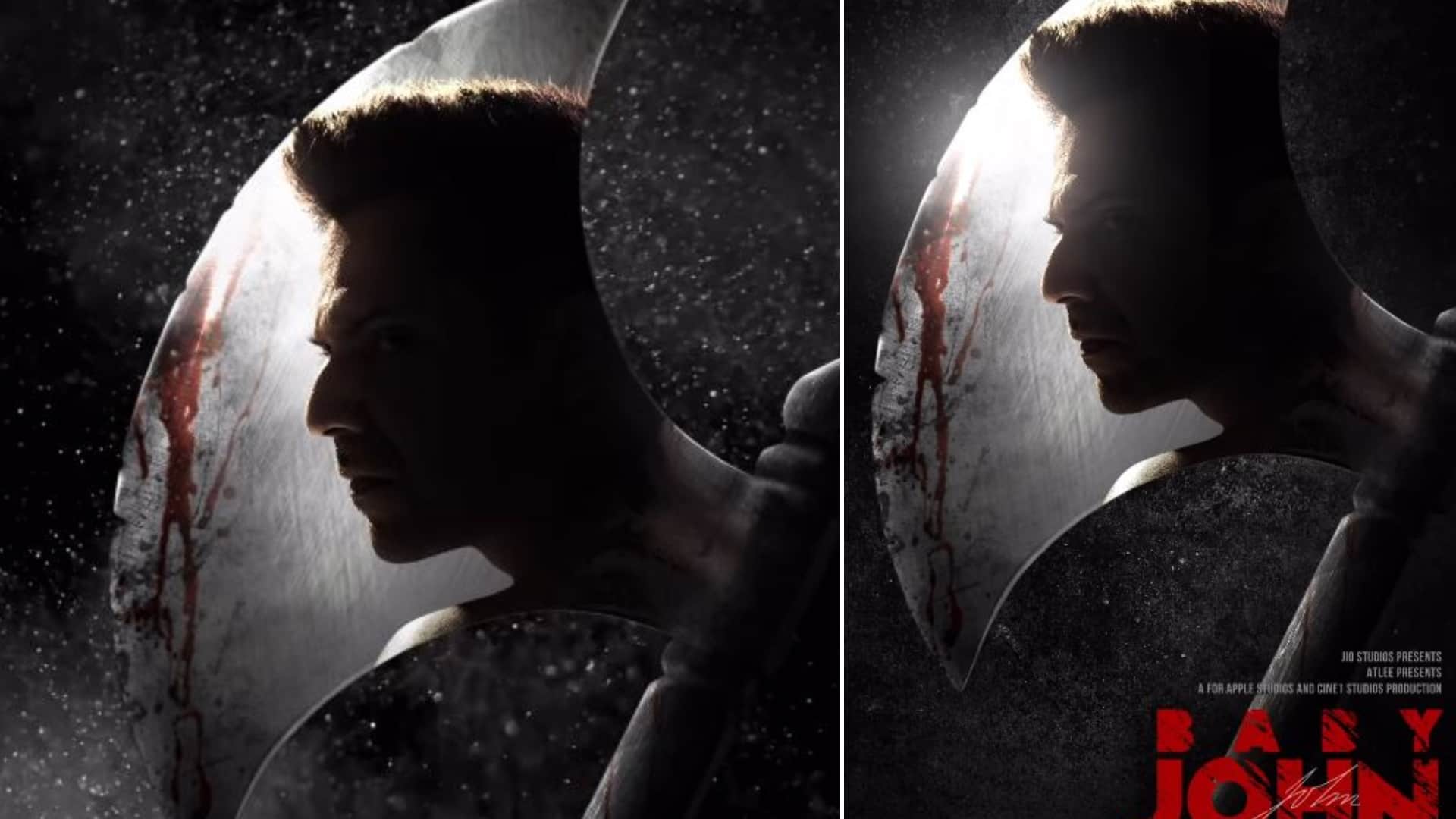 Baby John motion poster out varun dhawan new look amazing with axe taster cut in theaters from 1st november