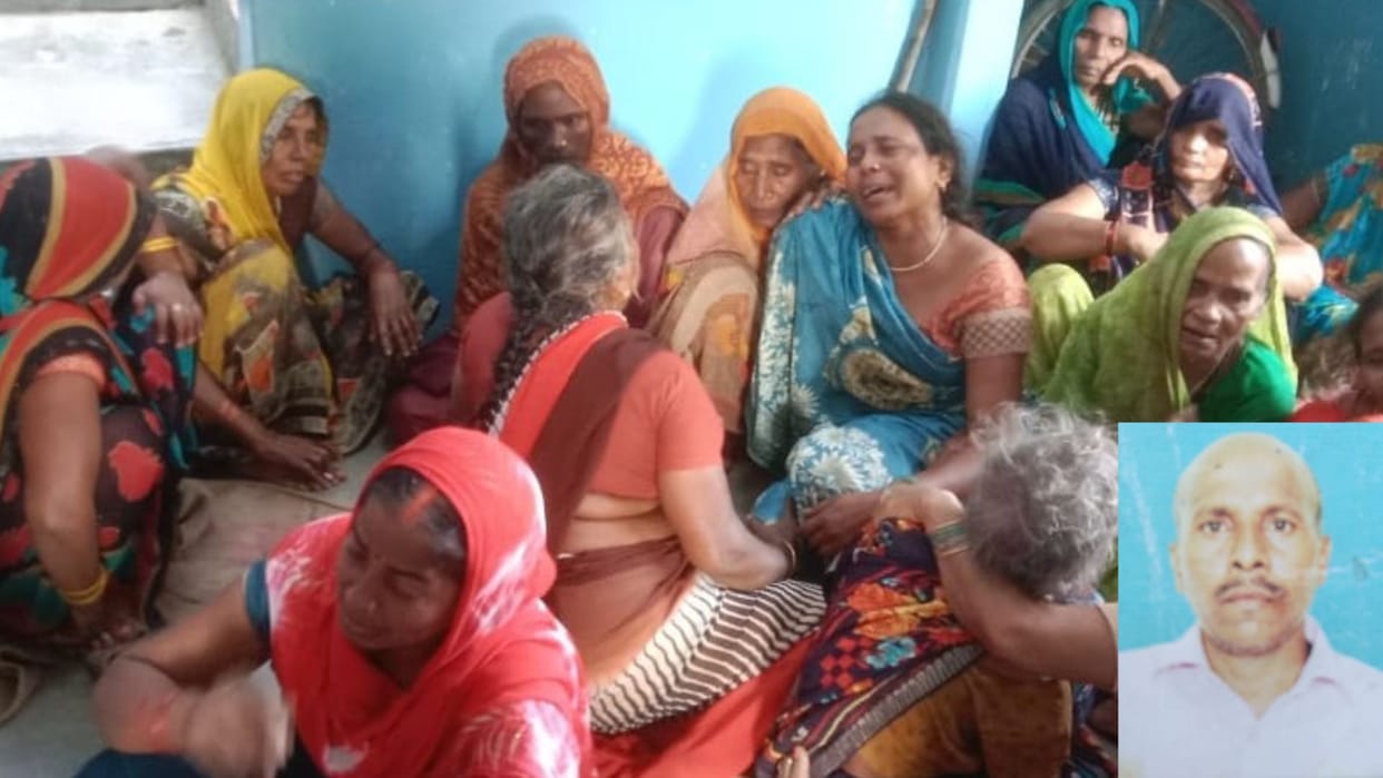 drunk youth beat middle aged man died during treatment in chandauli mourning among family members