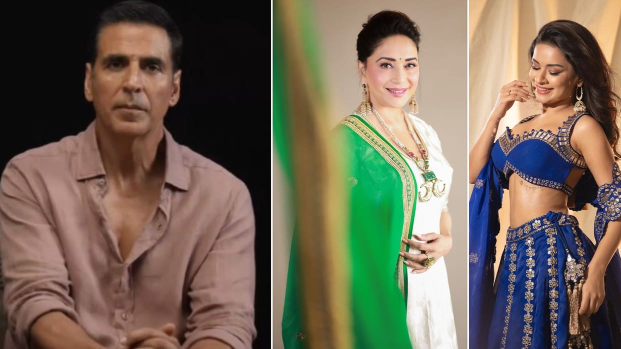 Diwali 2024 bollywood celebrities Wishes joy happiness prosperity on special occasion madhuti dixit akshay