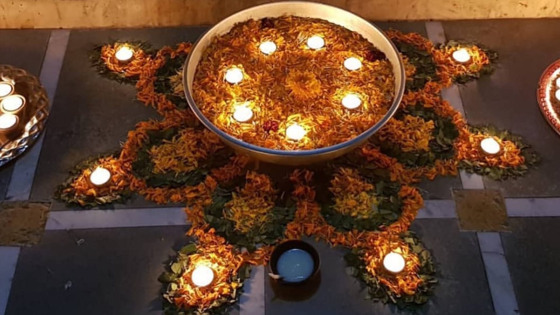 Diwali Special Flower Rangoli Ideas with image 10 Minute Diwali Rangoli Designs