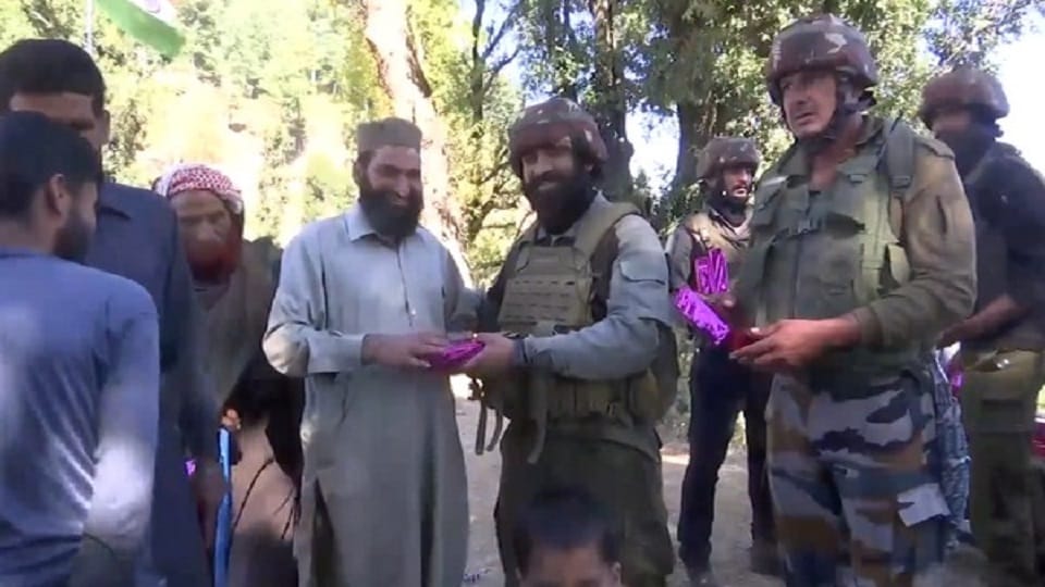 Romeo Force soldiers celebrated Diwali in Rajouri