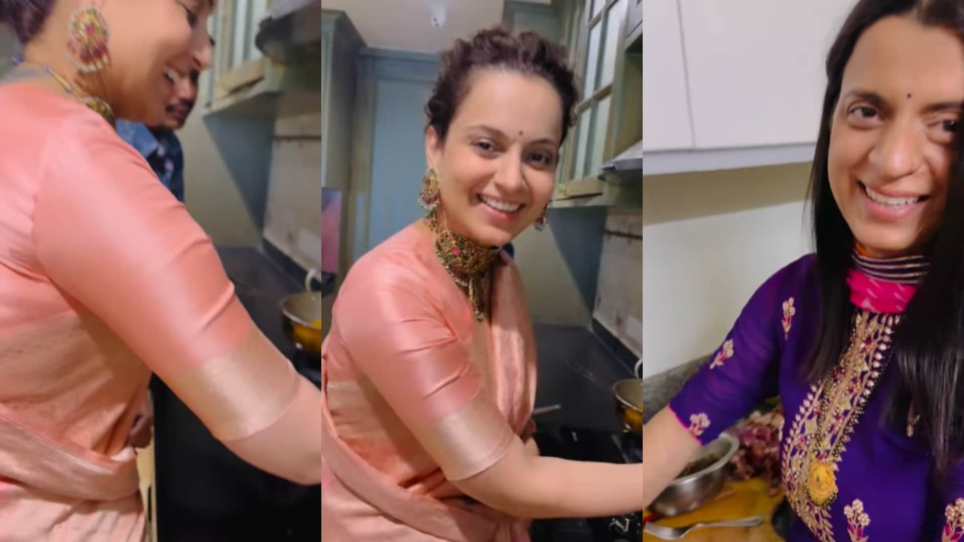 Emergency actress Kangana Ranaut shared beautiful pictures from her Diwali 2024 celebrations