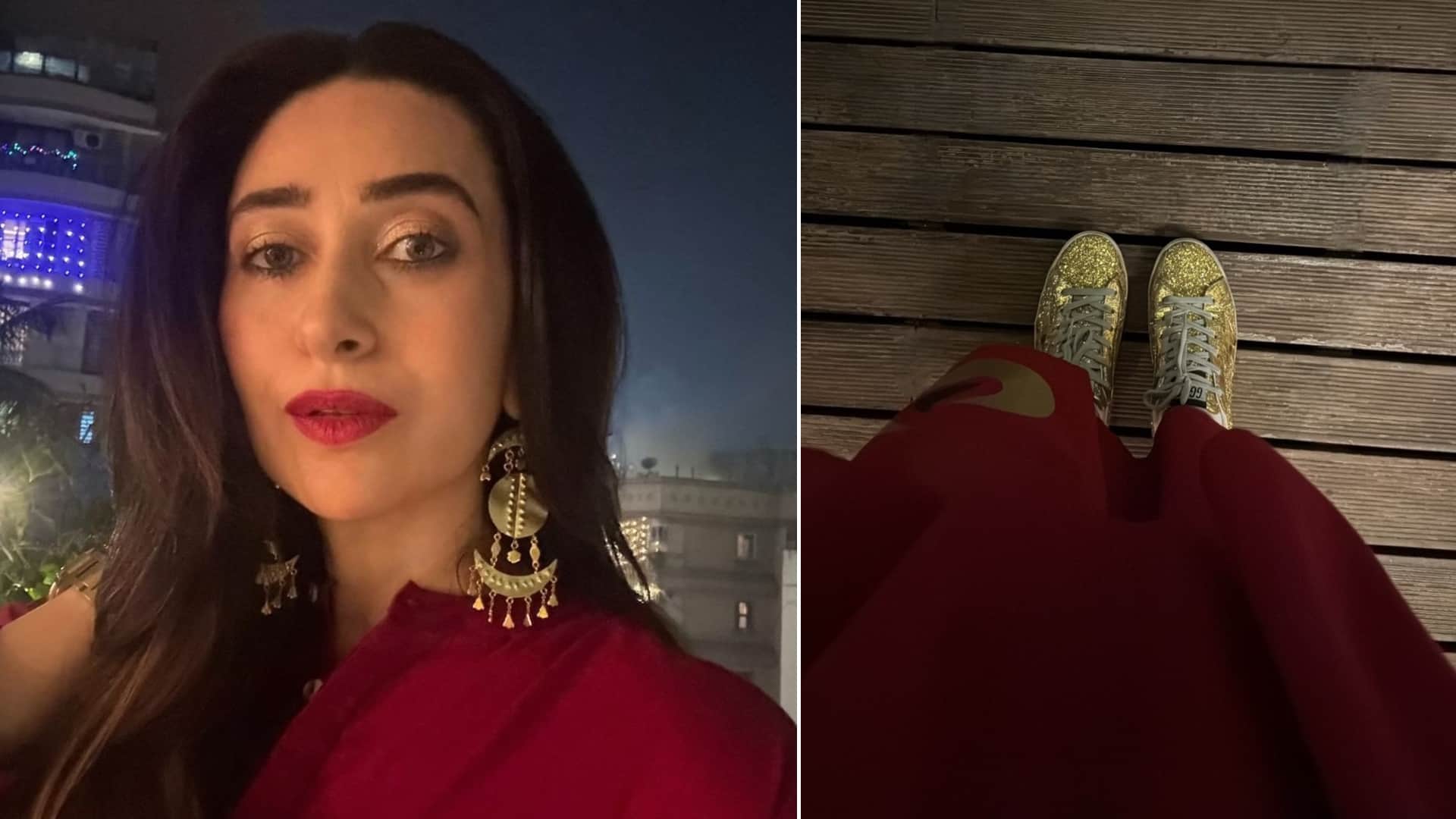 Diwali 2024 Look bollywood Tv celebs fabulous beautiful Look goes viral on social media Neha Sharma karisma