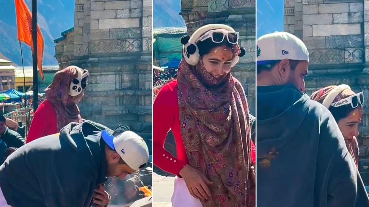 Is Sara Ali Khan dating model and politician Arjun Pratap Bajwa VIDEO goes viral from Kedarnath