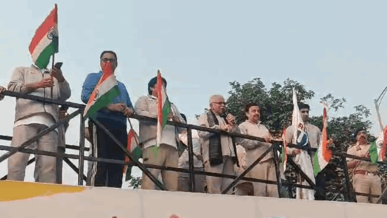 Run for Unity Gurugram Manohar Lal flagged off the marathon