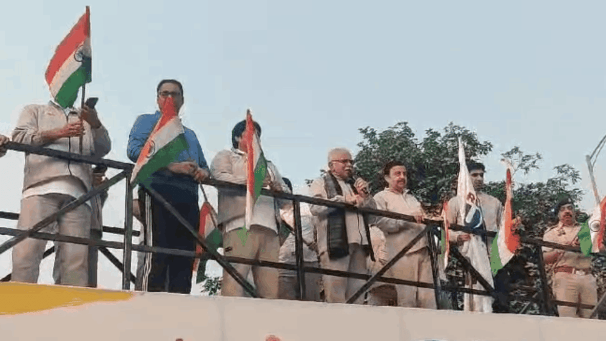 Run for Unity Gurugram Manohar Lal flagged off the marathon