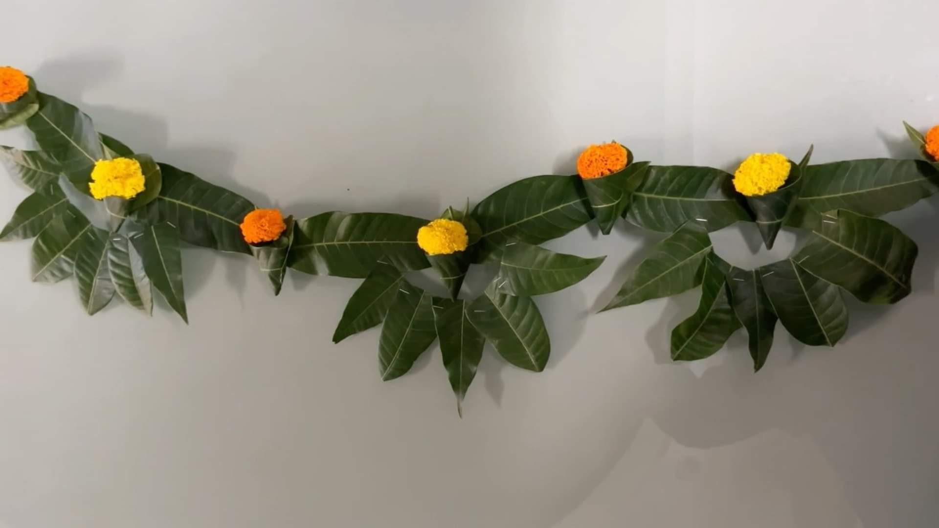 diwali 2024 how to make Mango Leaf Toran For Diwali image