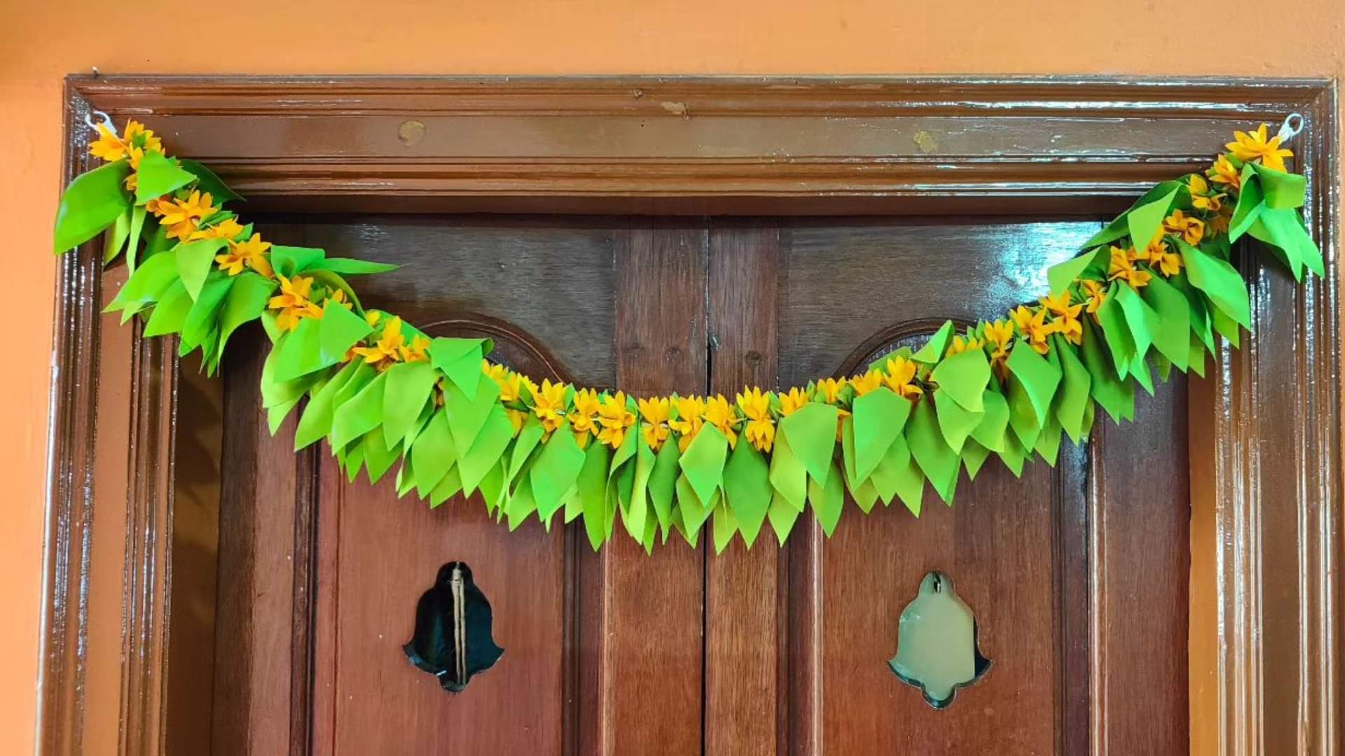 diwali 2024 how to make Mango Leaf Toran For Diwali image