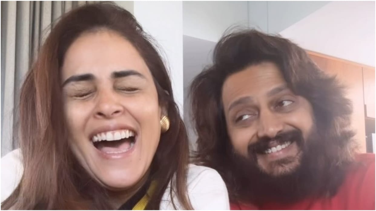 Riteish Deshmukh Genelia celebrates diwali shared funny video and wishes fans in different way