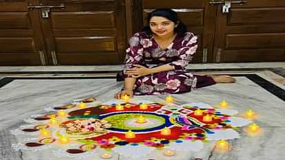 Worship of Lakshmi-Ganesh on Diwali