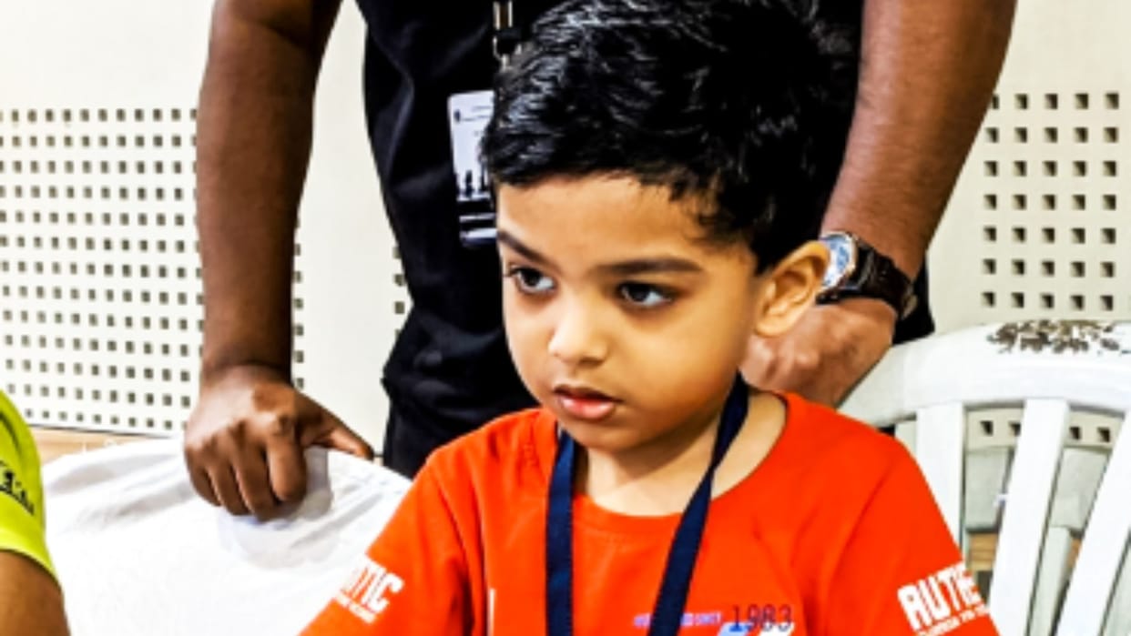 3 year old boy anish sarkar becomes youngest rated chess player know details