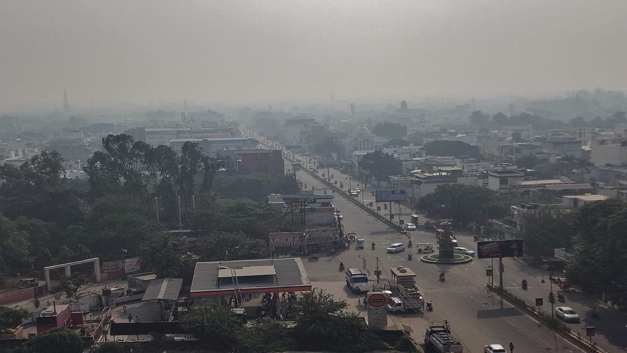 Bareilly air got polluted due to fireworks on diwali