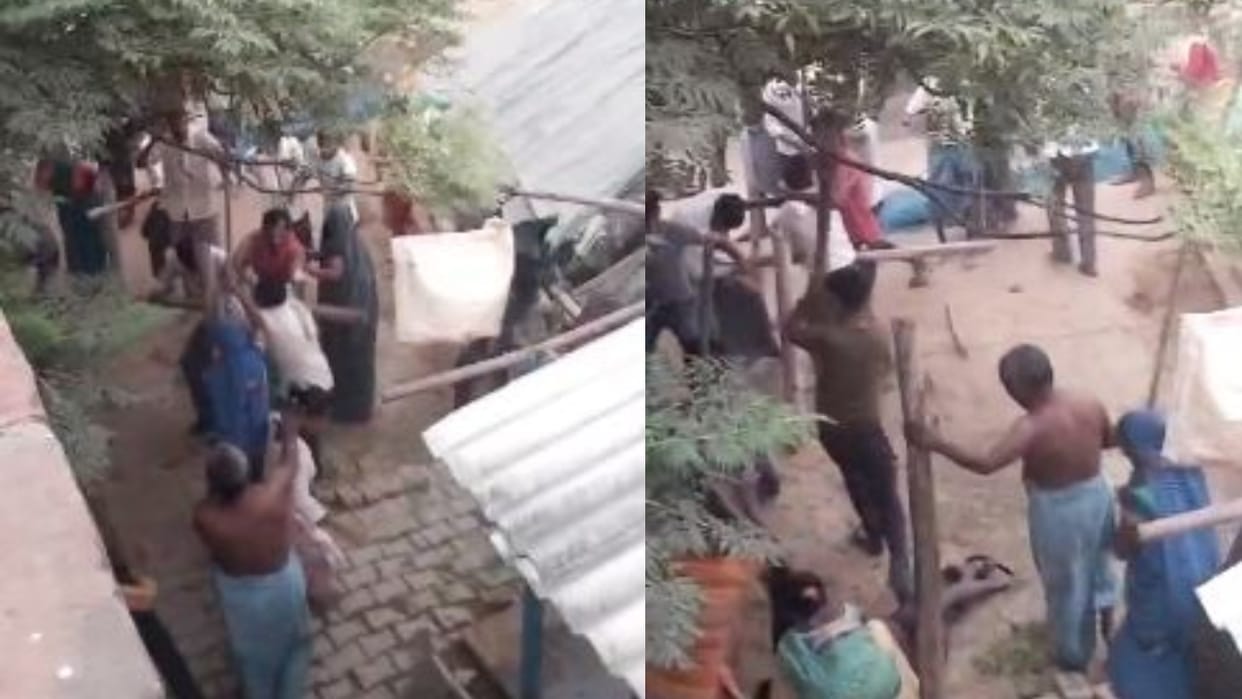 People of two parties clashed over land dispute in shahjahanpur