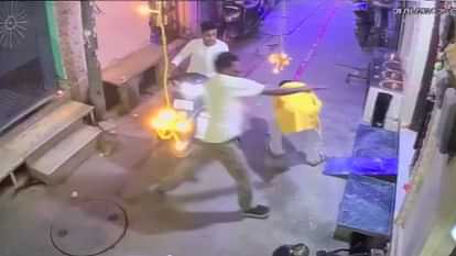 Delhi Shahdara double murder case CCTV footage of uncle and nephew murder in Delhi