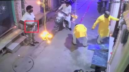 Delhi Shahdara double murder case CCTV footage of uncle and nephew murder in Delhi