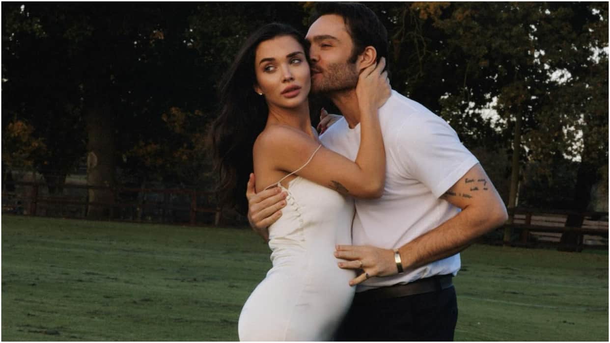 Amy Jackson flaunted baby bump after two months of marriage fans started to wish her
