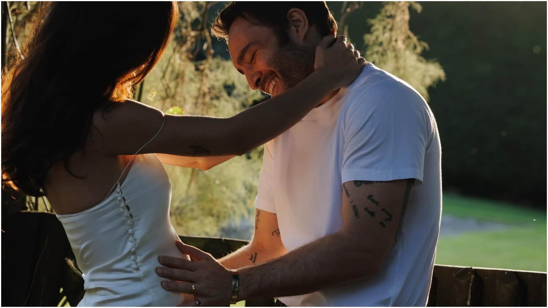 Amy Jackson flaunted baby bump after two months of marriage fans started to wish her