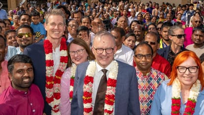 Australia: PM Albanese reached temple on Diwali, inaugurated new kitchen occasion of Freedom from Prison Day
