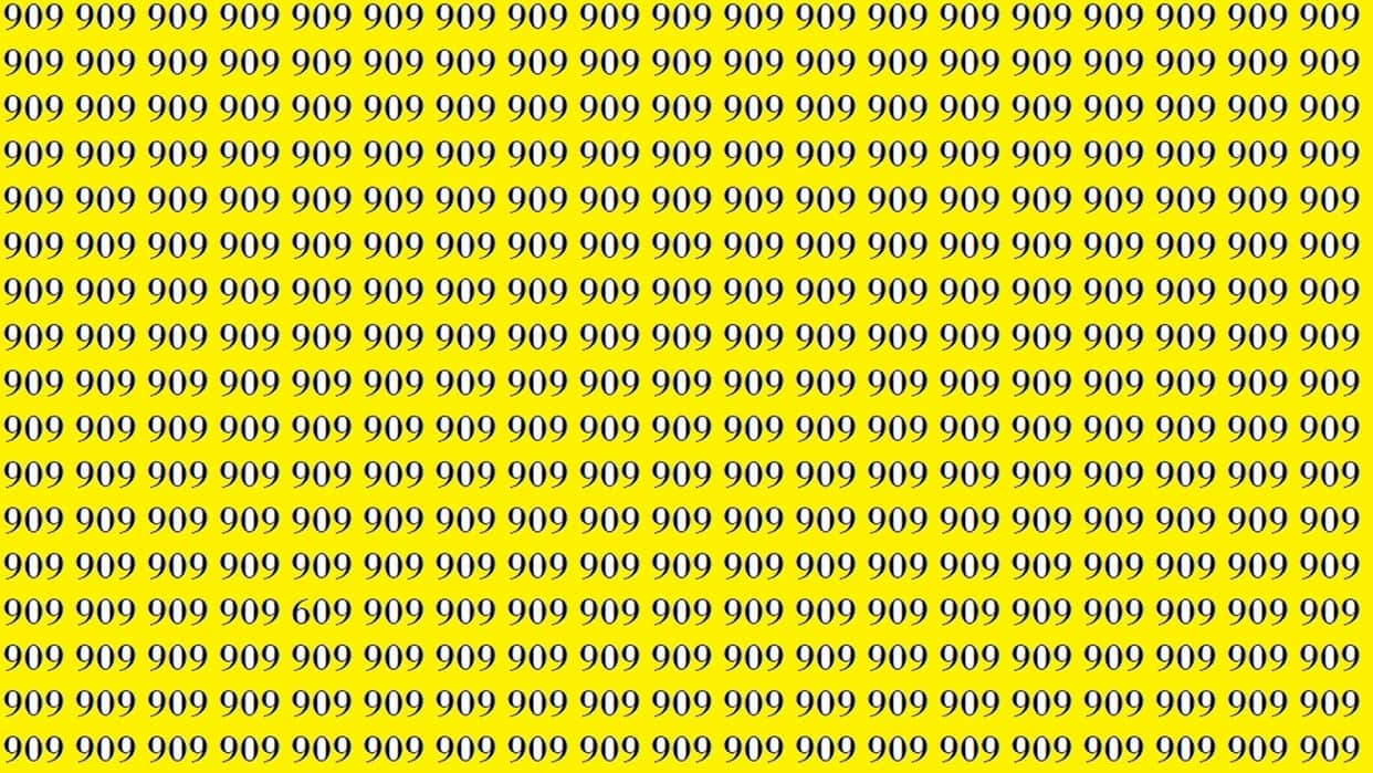 Viral Optical Illusion Photo: Find Out Hidden 609 from Picture in 13 Seconds Illusion to Test Your Brain IQ