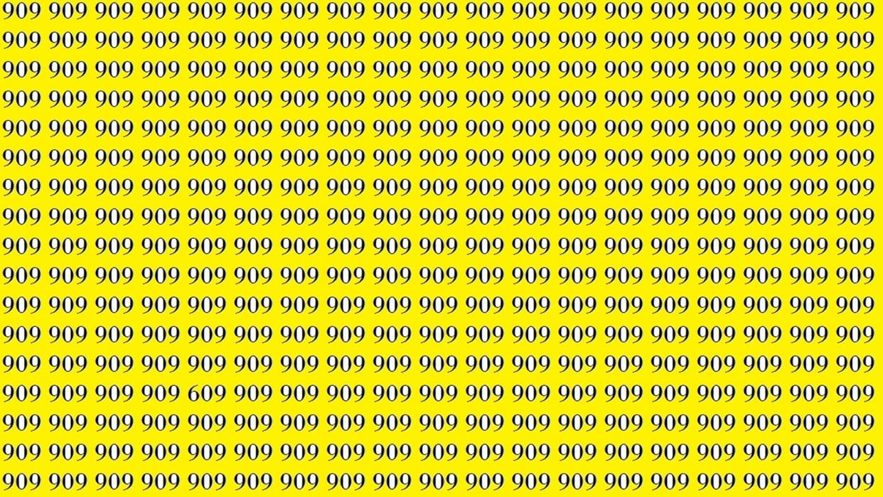 Viral Optical Illusion Photo: Find Out Hidden 609 from Picture in 13 Seconds Illusion to Test Your Brain IQ