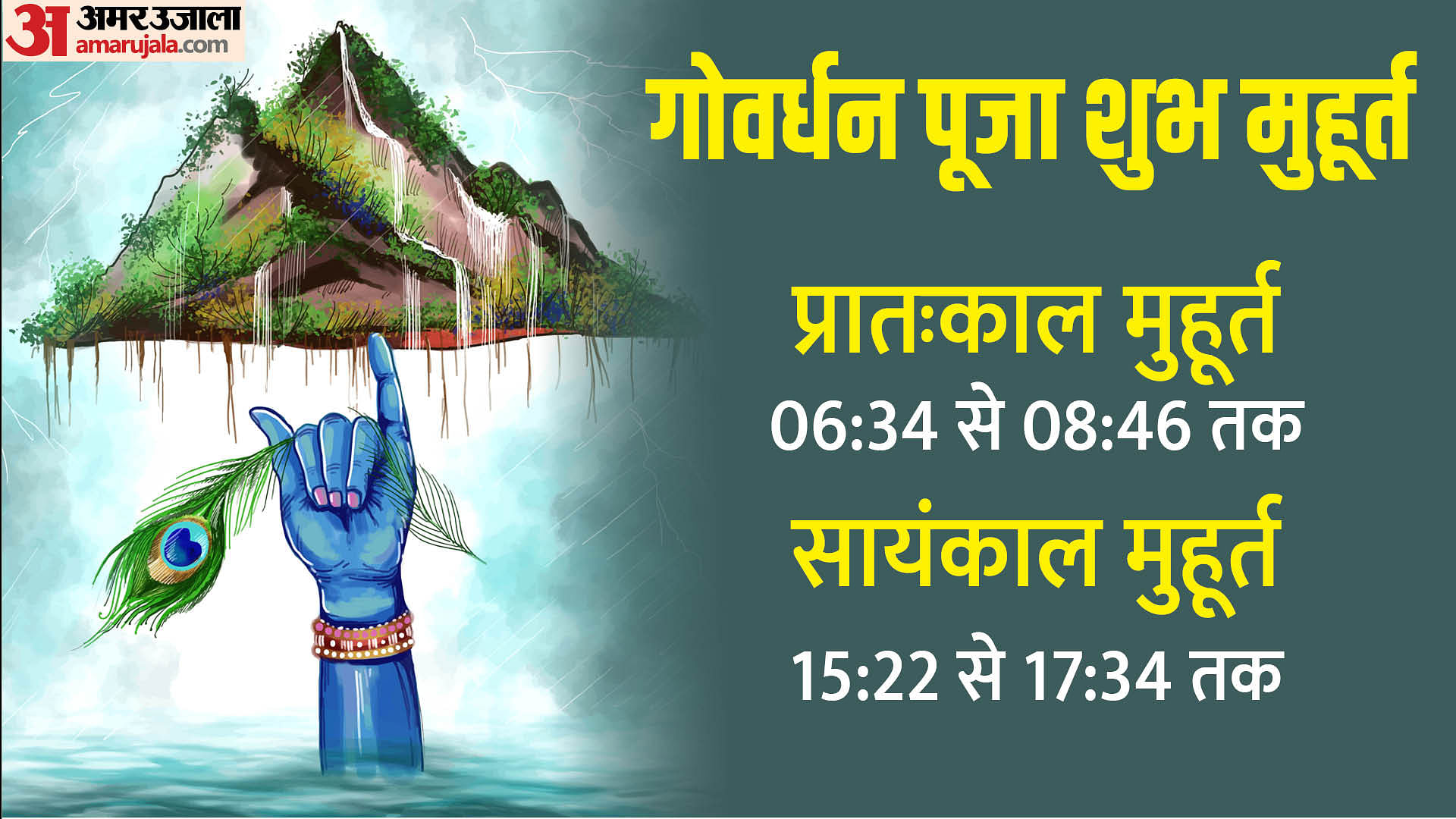 Govardhan Puja 2024 Date Time Shubh Muhurat Puja Vidhi Bhog And Katha