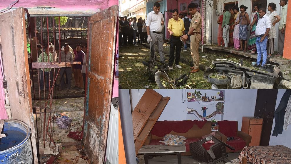 Kanpur Blast Explosion reverberated one KM away blood stains found up to 40 meters heart trembled in accident