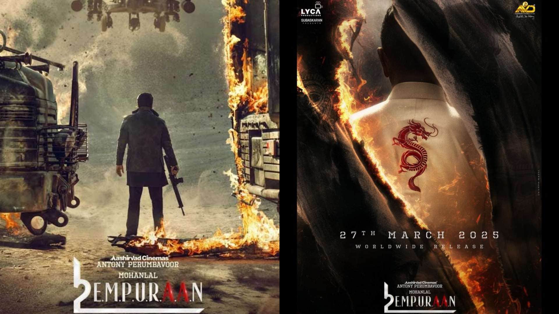 Shooting of L2 Empuraan completed Mohanlal and prithviraj sukumaran film Shoot in 4 Country and 8 states