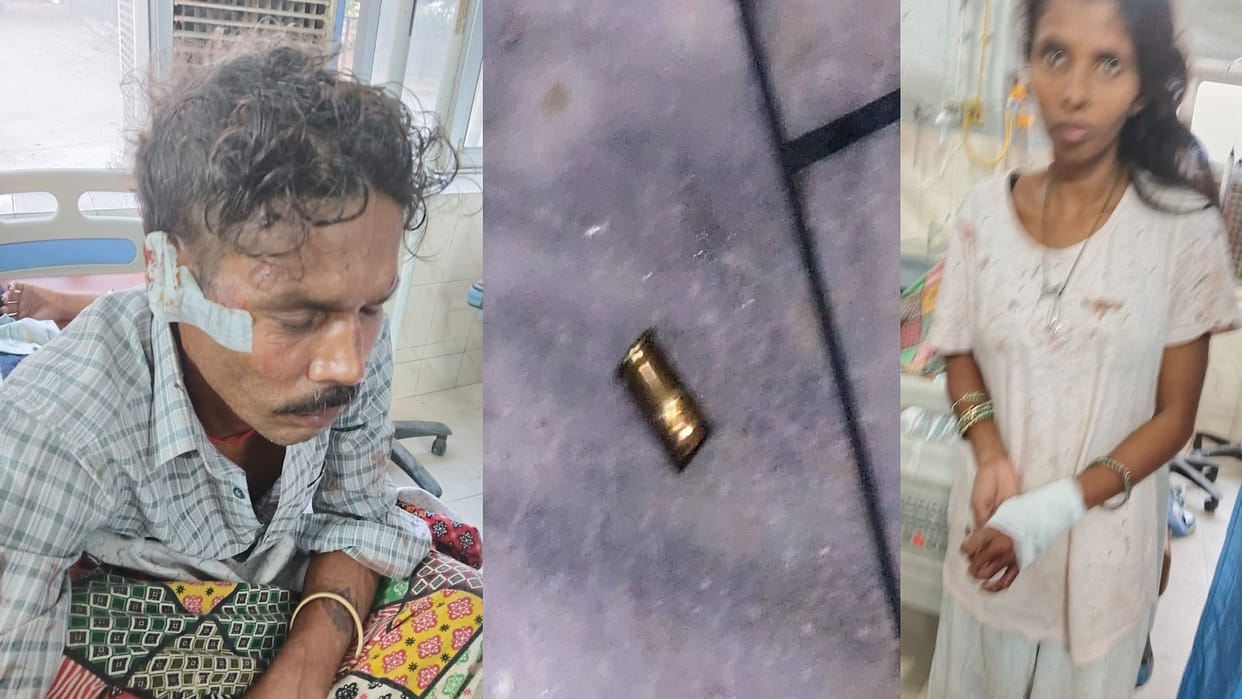 On night of Diwali bullet was fired inside house  in Fatehabad; it hit a girl's hand, parents injured