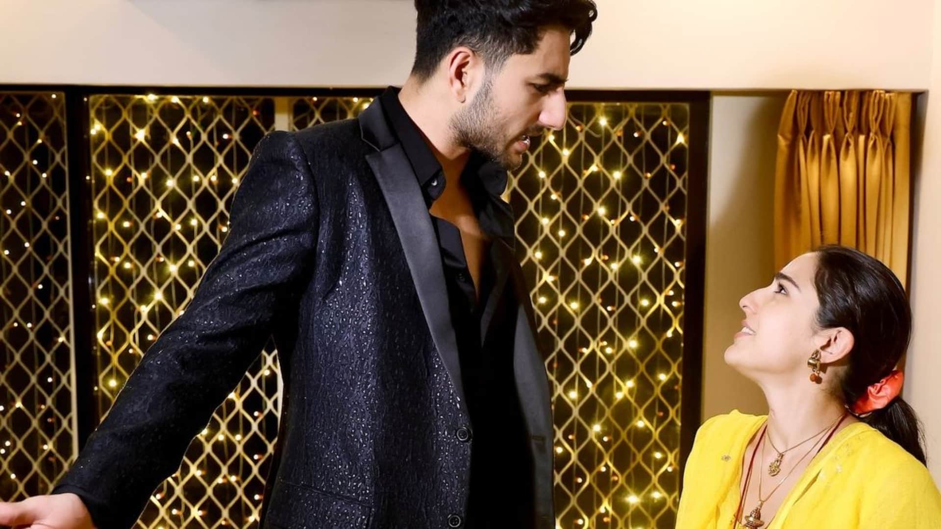 Sara Ali Khan brother Ibrahim Ali Khan sibling goals latest Photos Diwali celebration Saif Amrita version 2.0