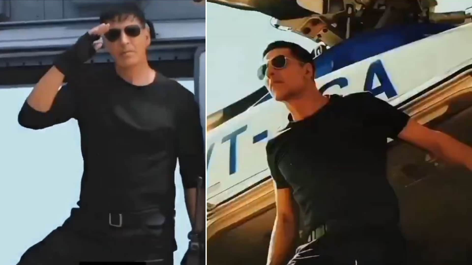 Singham Again Akshay Kumar entry on helicopter to help bajirao singham ajay devgn fans reaction Perfect Cameo