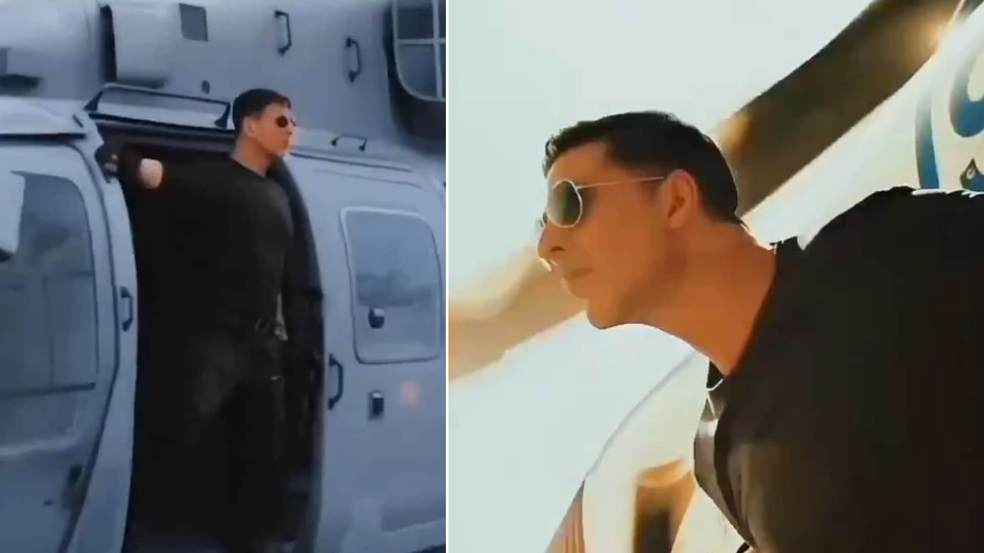 Singham Again Akshay Kumar entry on helicopter to help bajirao singham ajay devgn fans reaction Perfect Cameo