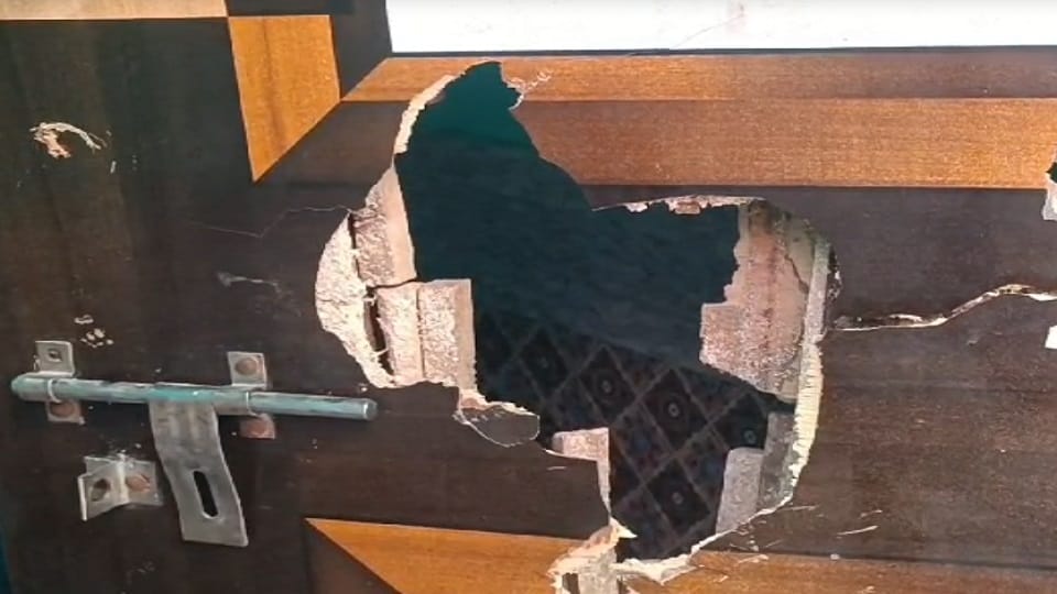 neighbours from other community entered house of a Hindu family and beat them up for bursting firecrackers In